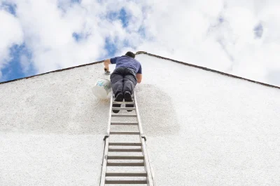 Peinture extérieure aux Hermaux — façades et ravalement